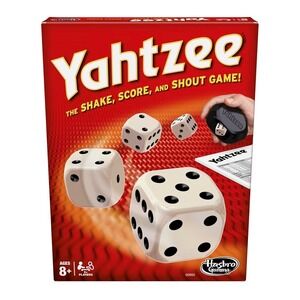 Hasbro Gaming Yahtzee Classic Dice Game for Ages 8+ 2+ Players